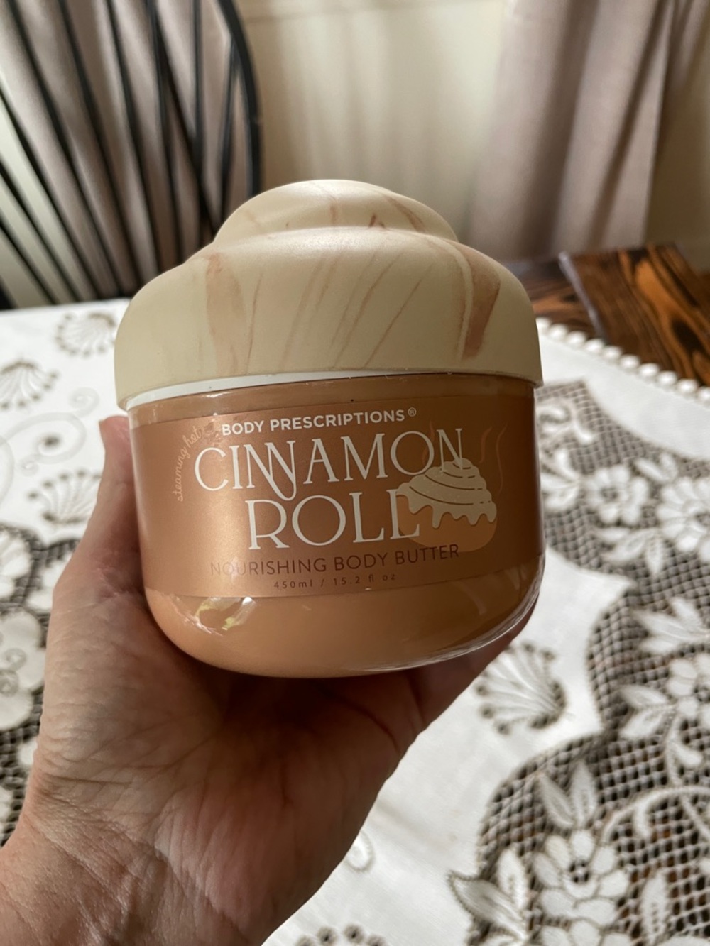 Body Prescriptions Cinnamon Roll Nourishing Body Butter - Cream & Tan